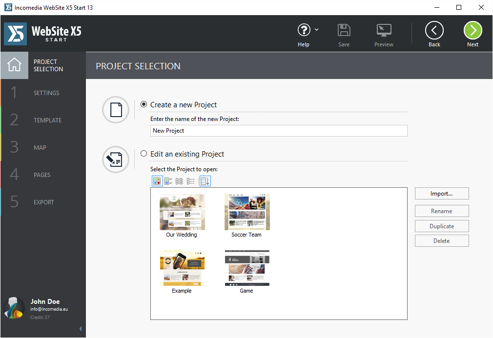 Resultado de imagen de WebSite X5 Start 13