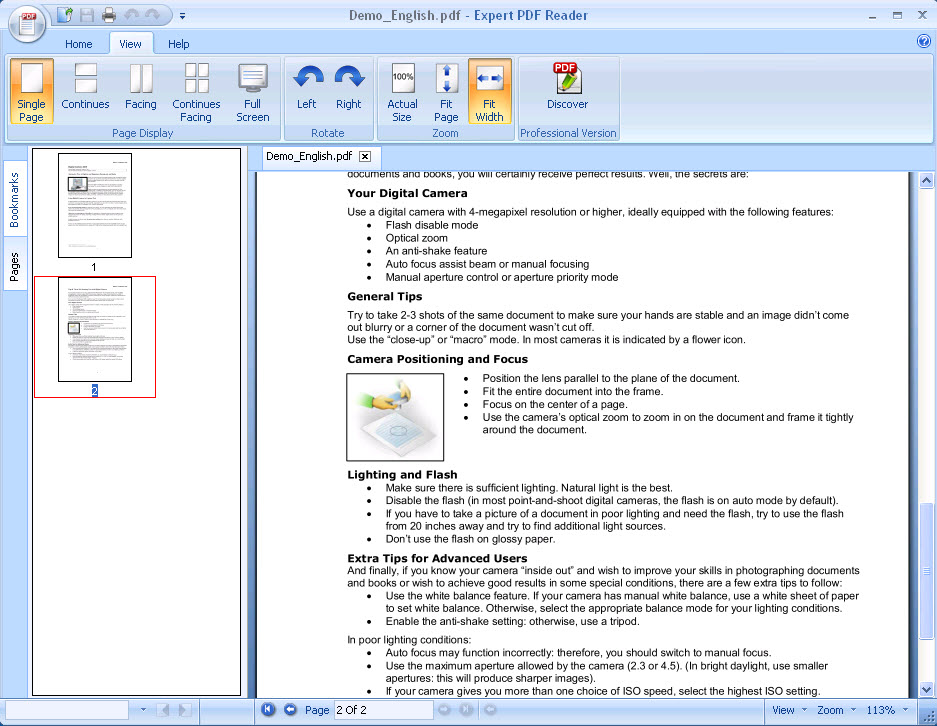 Free PDF reader - The ideal solution for viewing all your PDF documents!