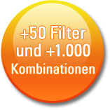 Autocolante +50 filtro & amperímetro; 1000 combinações