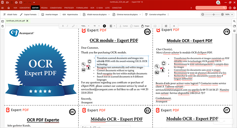 La solución para crear, convertir, editar y proteger sus archivos PDF