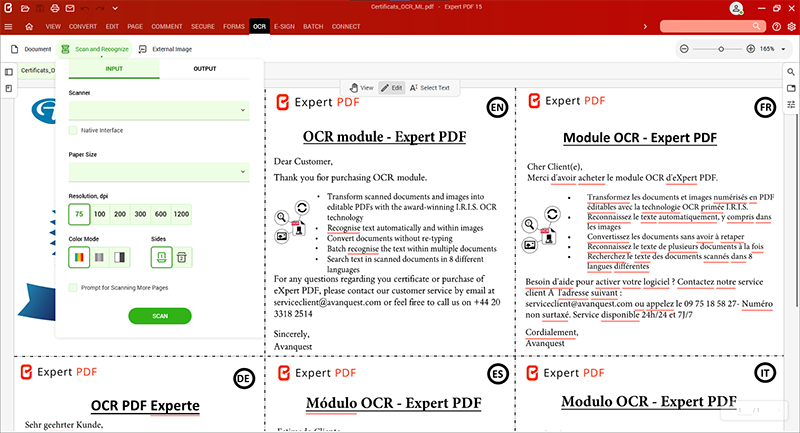 The professional tool to create, convert and edit your PDF Files